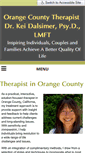 Mobile Screenshot of orangecountytherapist.org